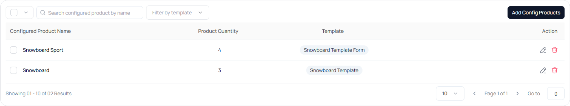 view-all-configured-products